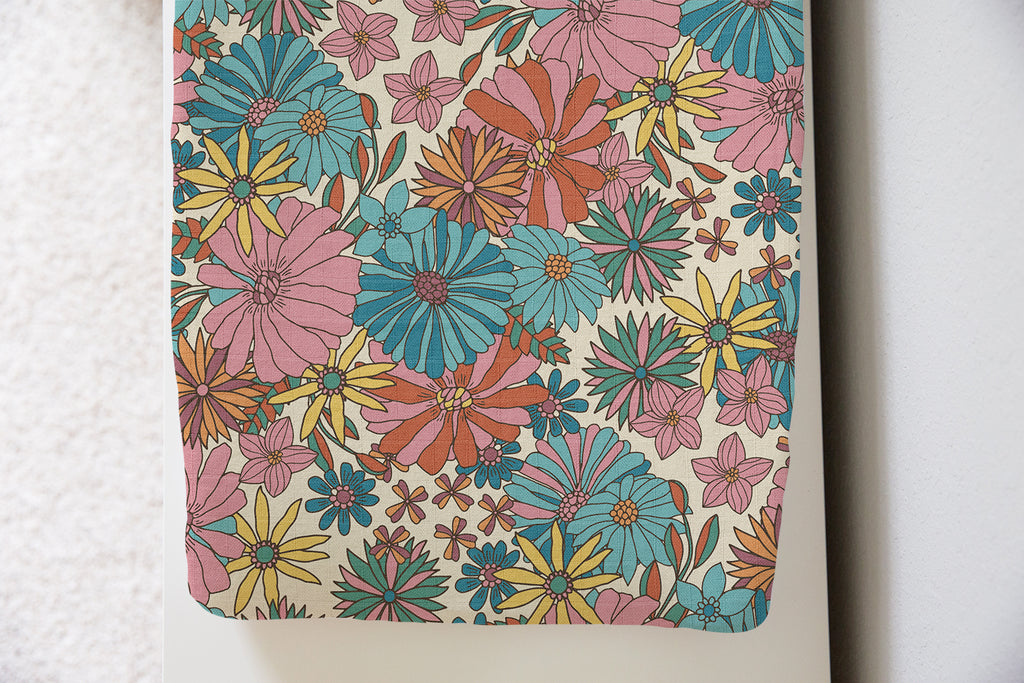 Groovy Blooms | 100% Organic Cotton Muslin Baby Bedding
