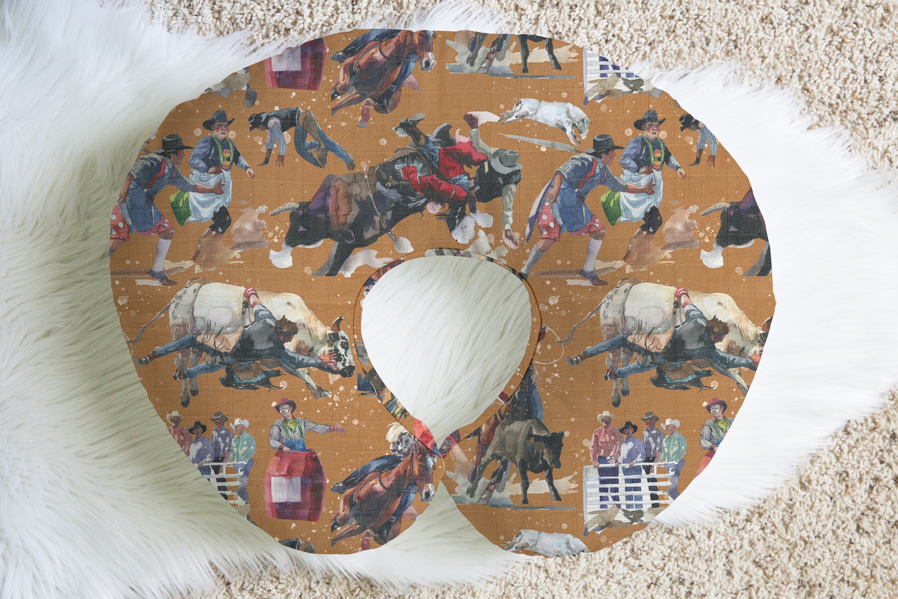 Rodeo Round Up | 100% Organic Cotton Muslin Baby Bedding