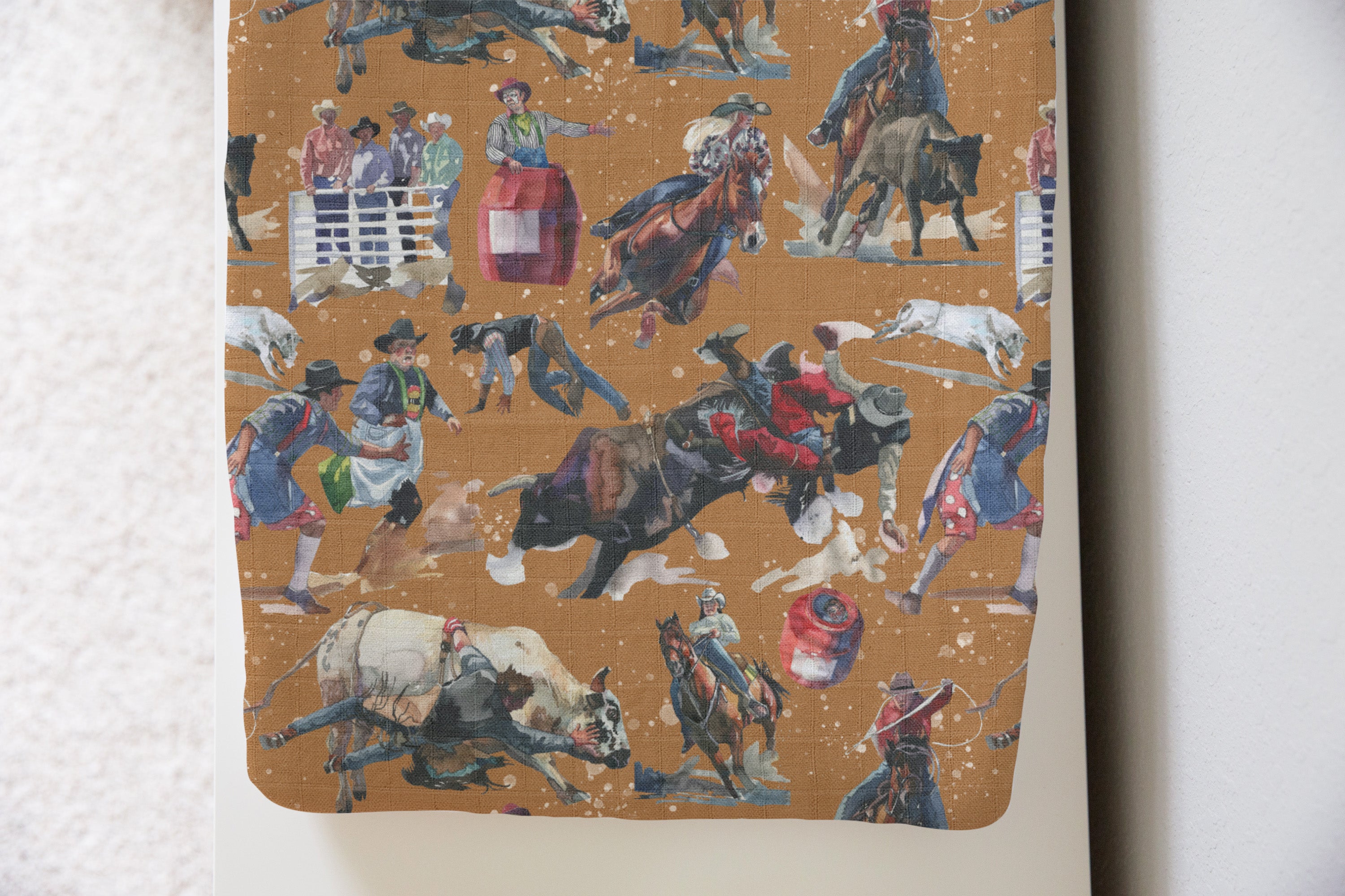 Rodeo Round Up | 100% Organic Cotton Muslin Baby Bedding