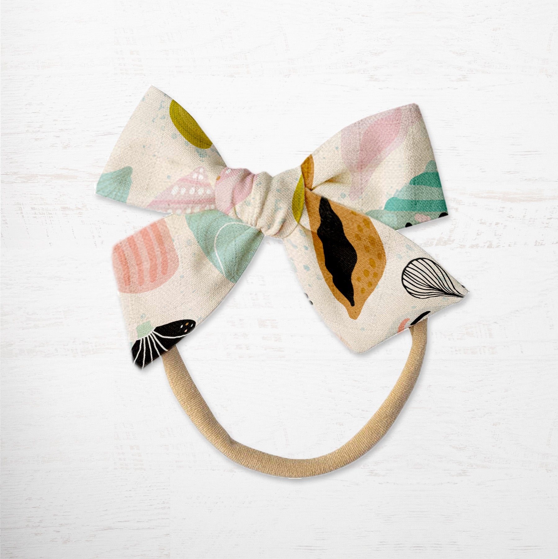 She Sells Seashells Baby Bow