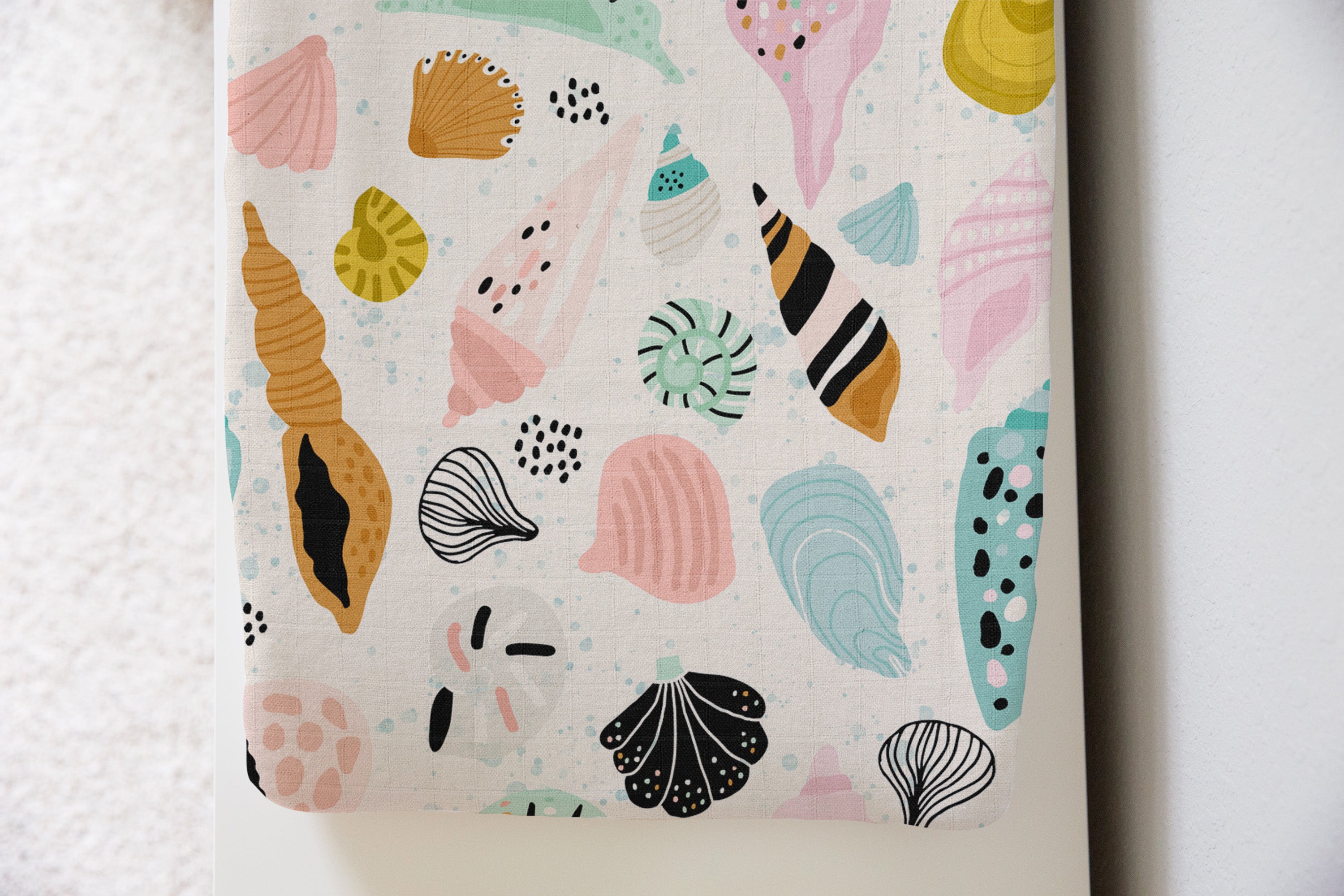 She Sells Seashells | 100% Organic Cotton Muslin Baby Bedding