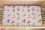 Load image into Gallery viewer, Surf&#39;s Up | 100% Organic Cotton Muslin Baby Bedding
