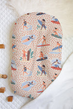 Load image into Gallery viewer, Surf&#39;s Up | 100% Organic Cotton Muslin Baby Bedding
