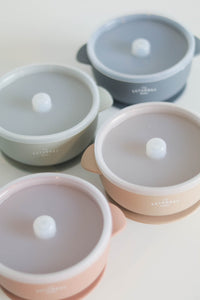 Silicone Suction Bowl with Lid