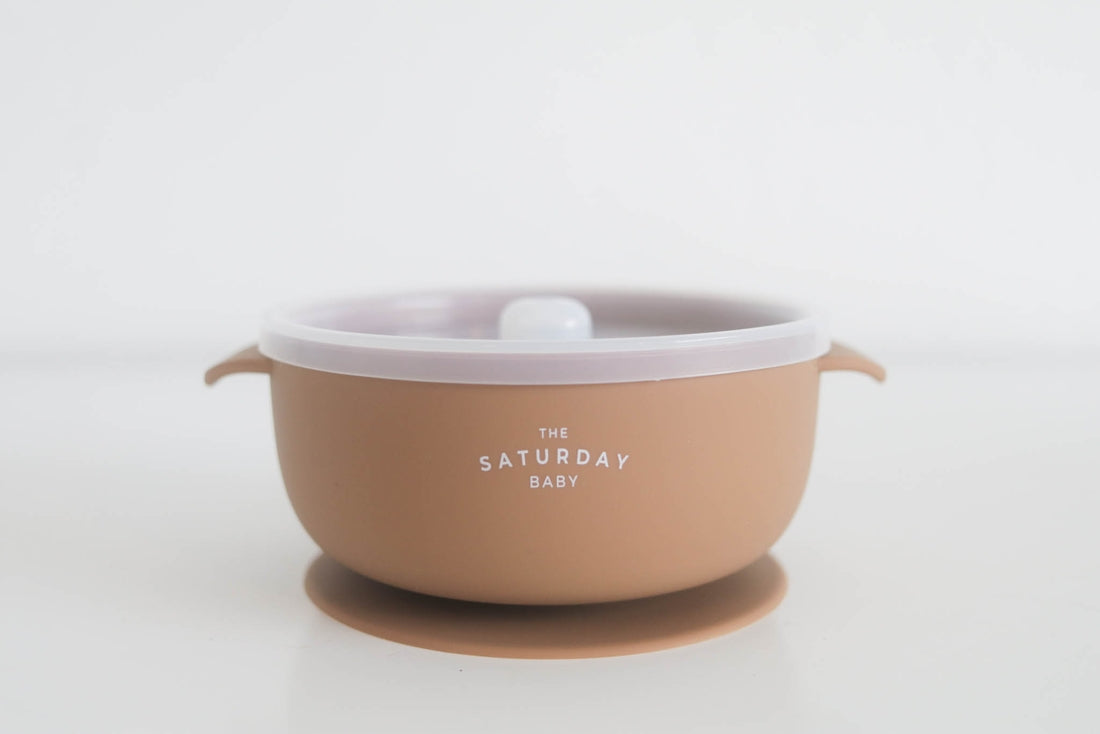 Silicone Suction Bowl with Lid
