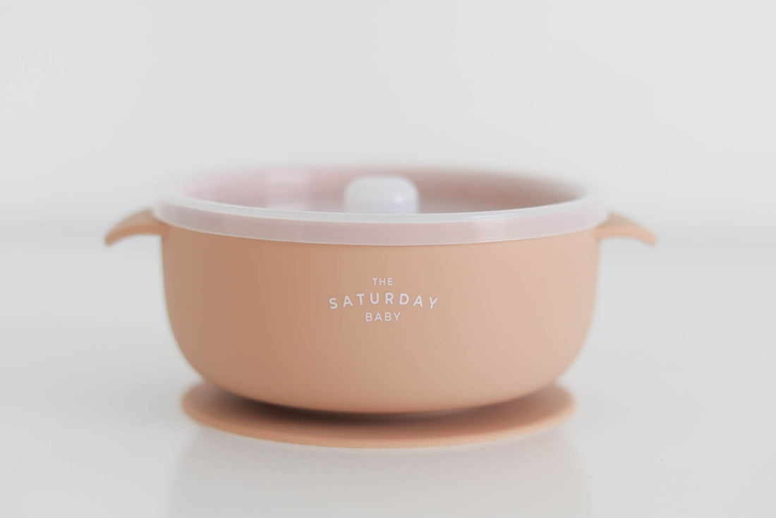 Silicone Suction Bowl with Lid