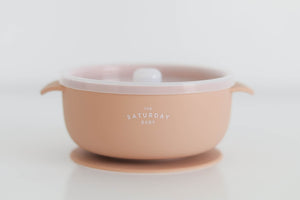 Silicone Suction Bowl with Lid