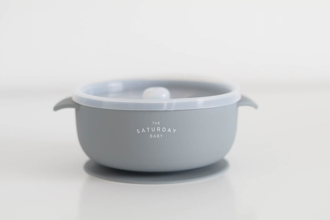 Silicone Suction Bowl with Lid