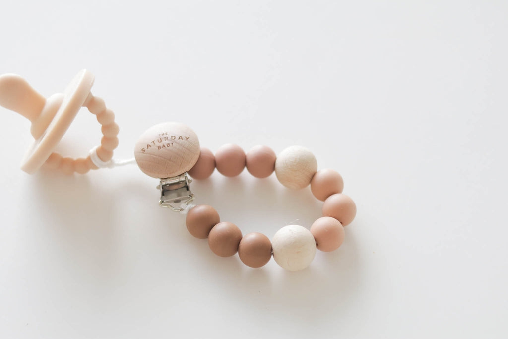 Sun Silicone Pacifier Clip