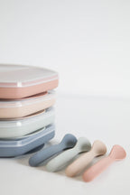 Silicone Suction Plate with Lid and Spoon