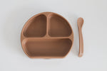 Load image into Gallery viewer, Silicone Suction Plate with Lid and Spoon
