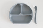 Silicone Suction Plate with Lid and Spoon