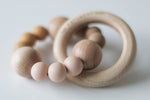 Load image into Gallery viewer, Sun Wood &amp; Silicone Teether
