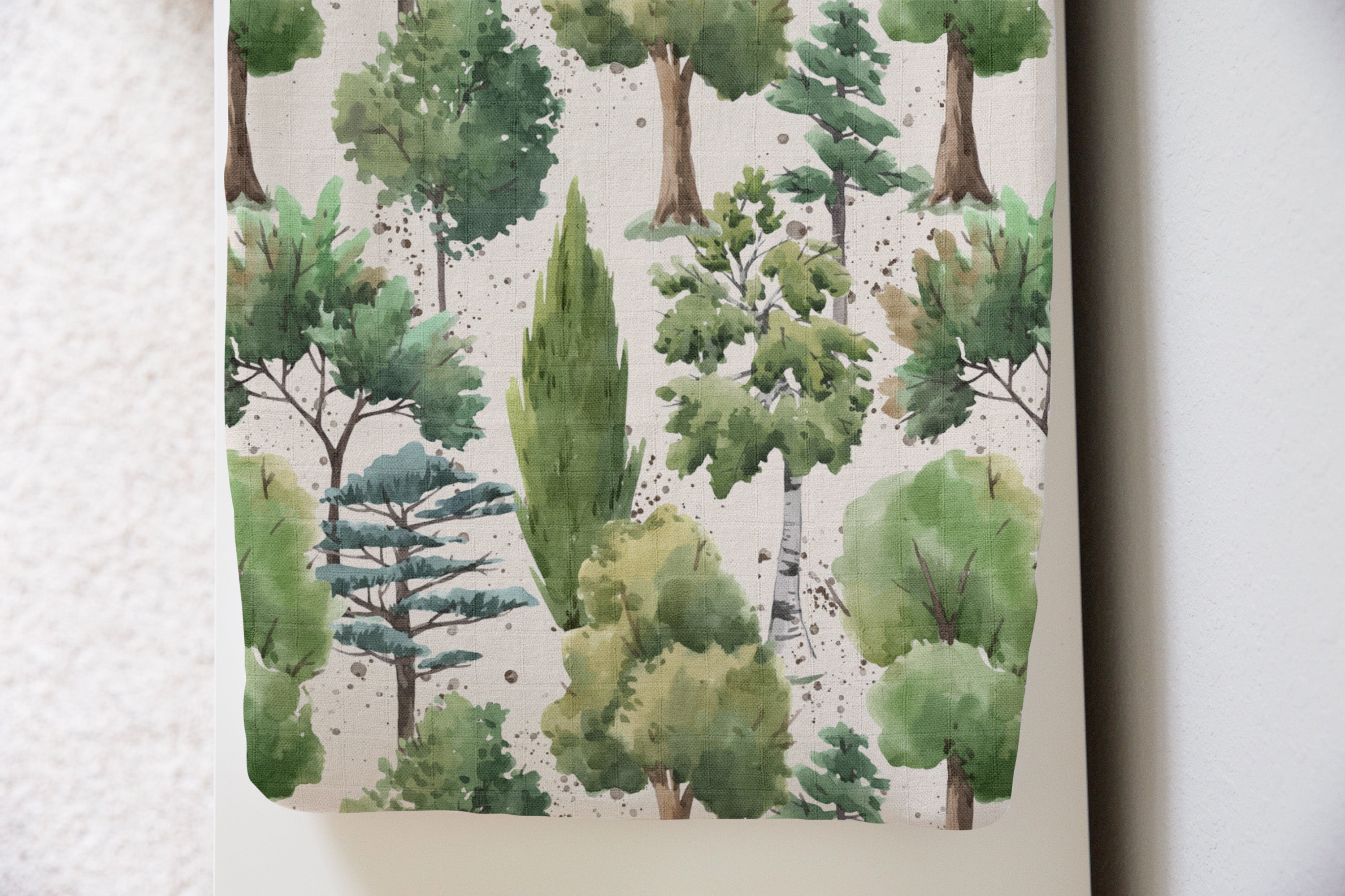 Deep Forest | 100% Organic Cotton Muslin Baby Bedding