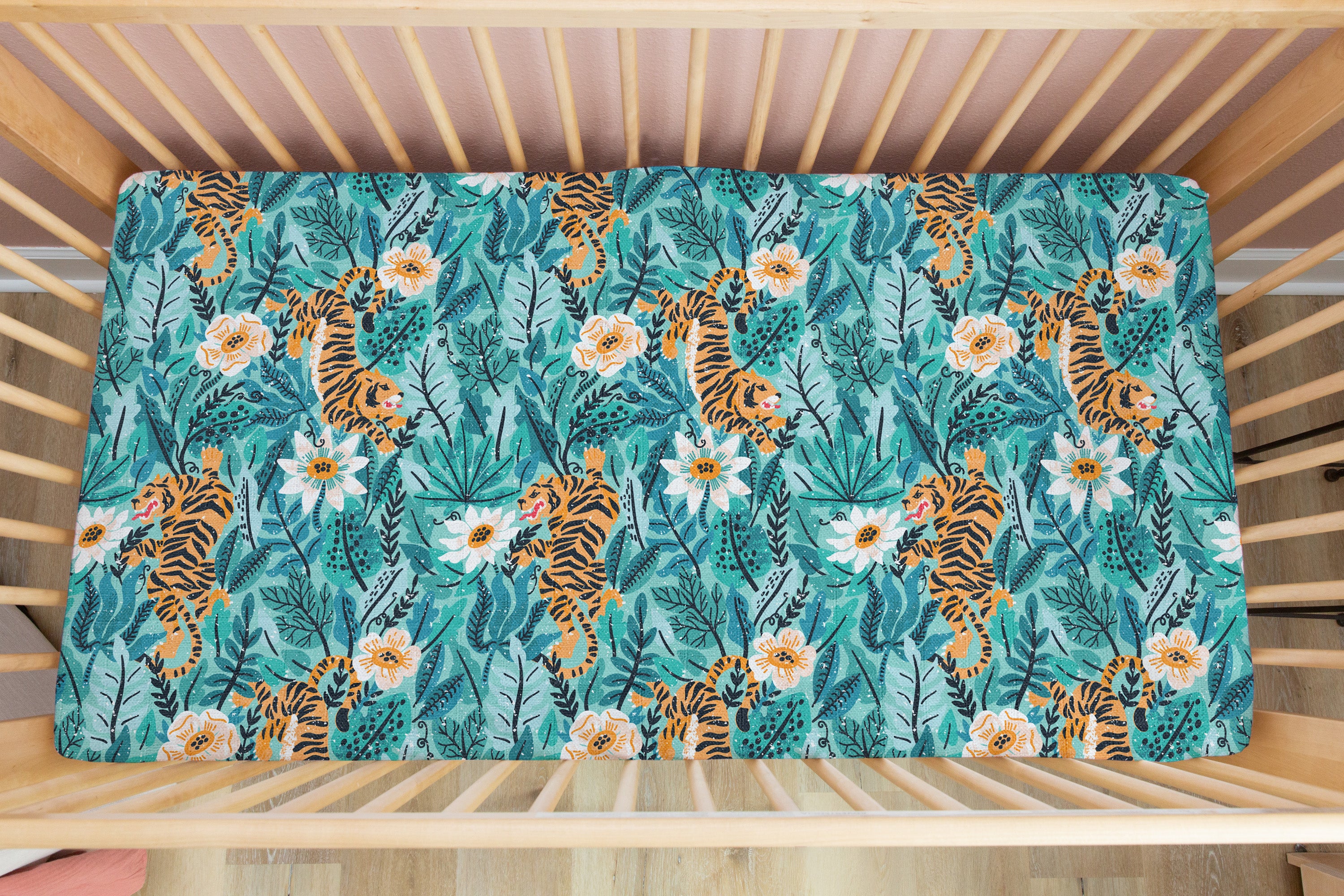 Le Tigre | 100% Organic Cotton Muslin Baby Bedding
