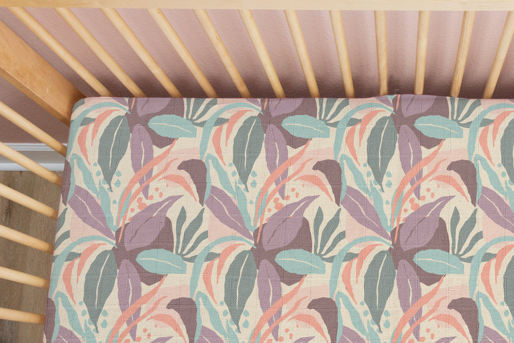 Tropicana | 100% Organic Cotton Muslin Baby Bedding