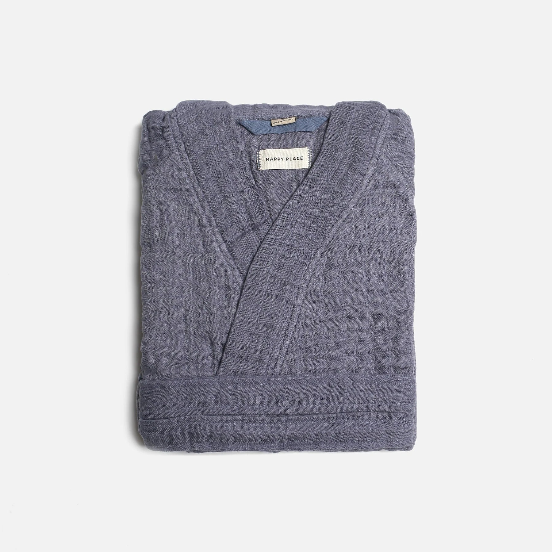 The Organic Gauzy Robe - Indigo