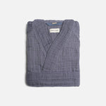 Load image into Gallery viewer, The Organic Gauzy Robe - Indigo
