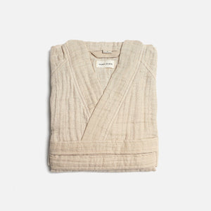 The Organic Gauzy Robe - Sand