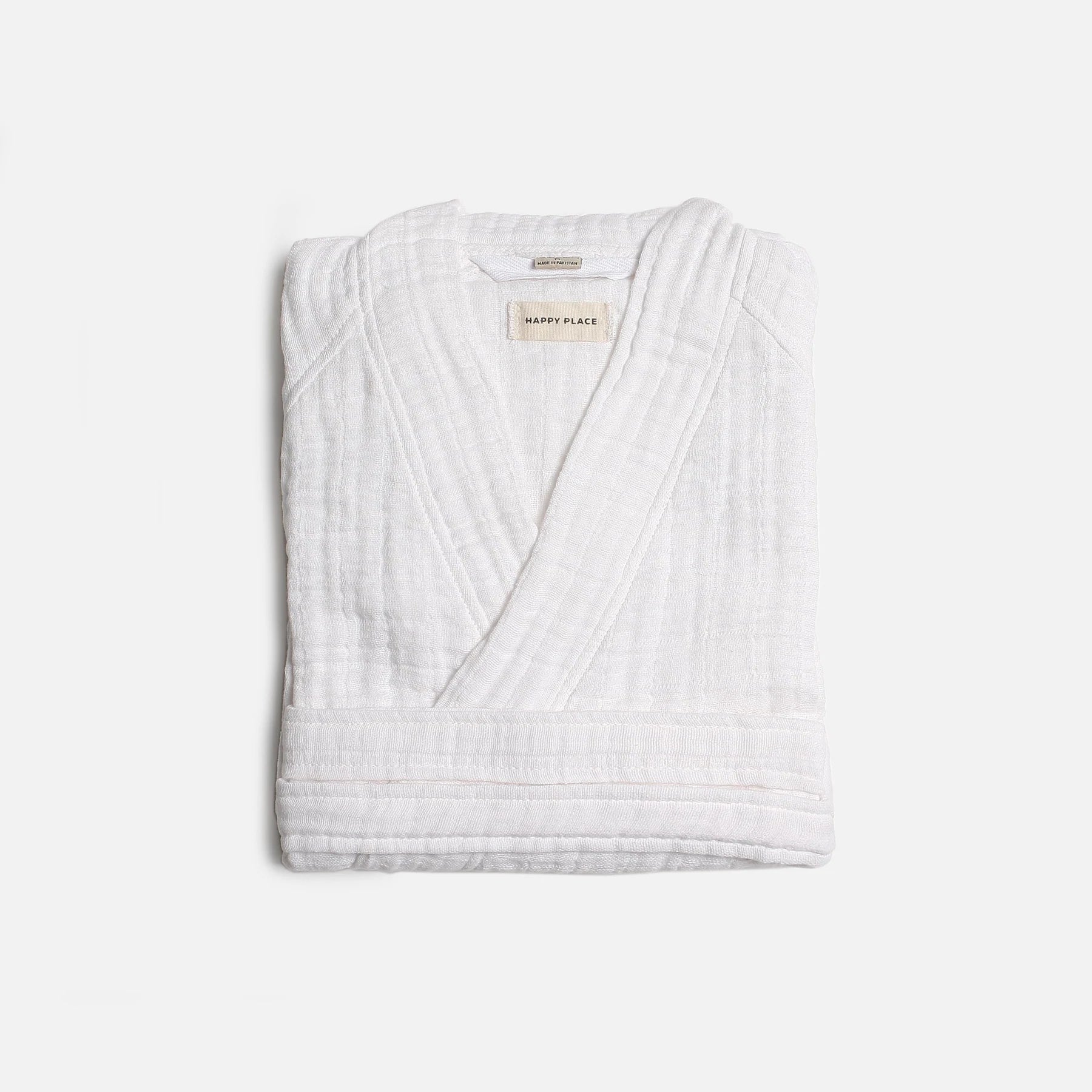 The Organic Gauzy Robe - White