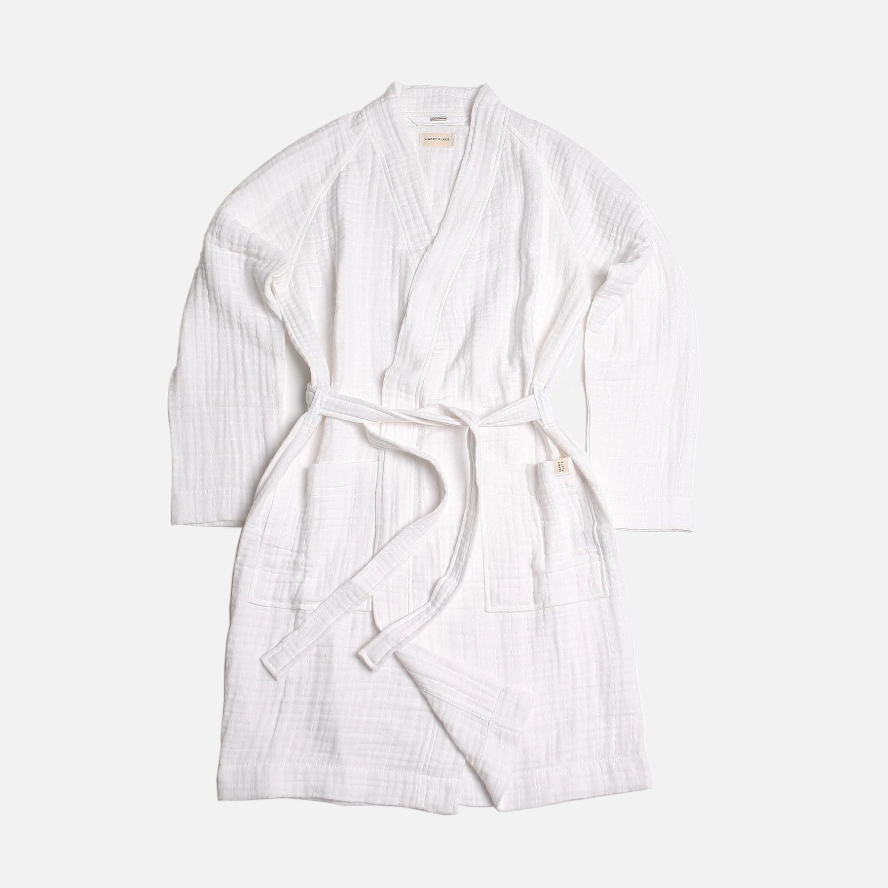 The Organic Gauzy Robe - White