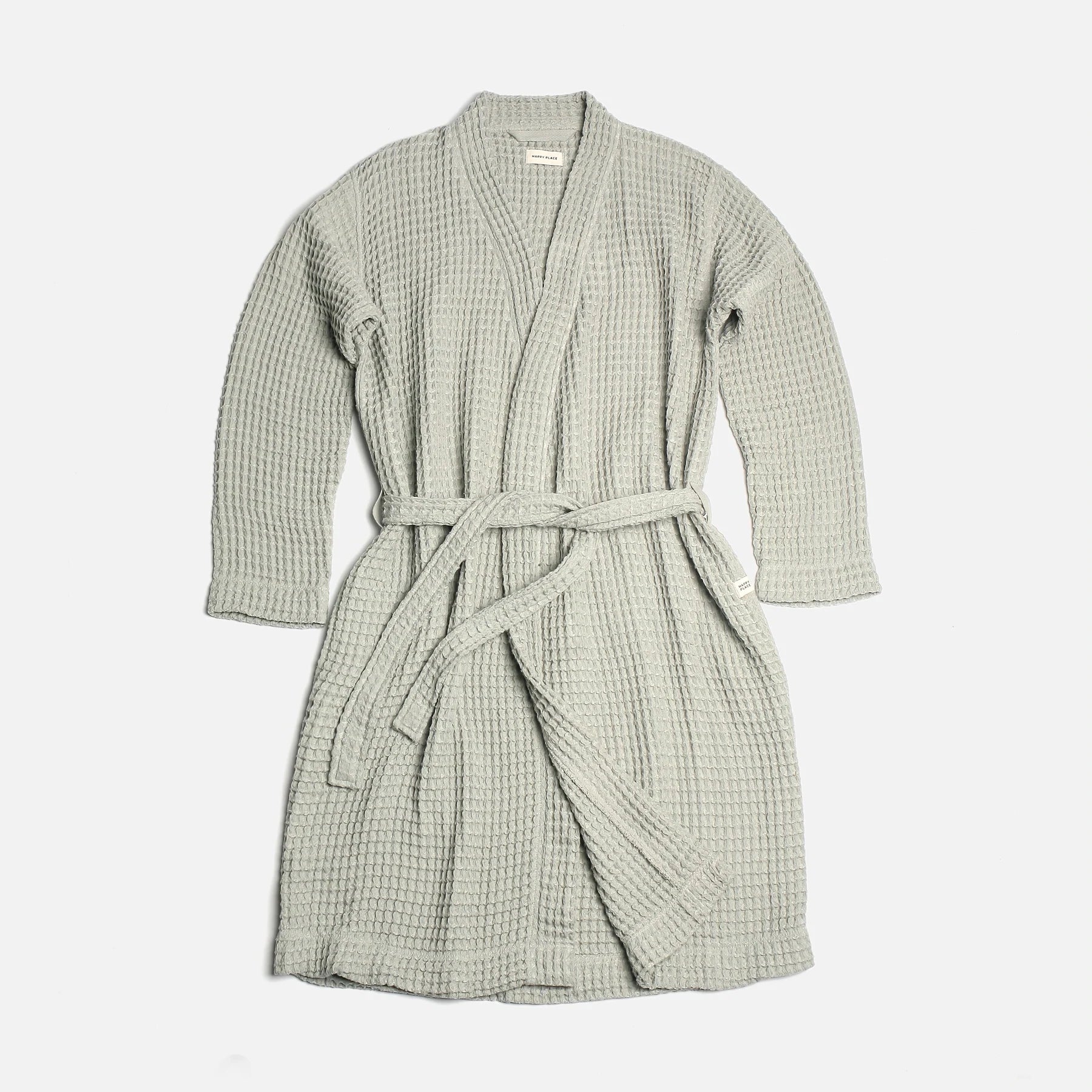 The Organic Weightless Waffle Robe - Aloe