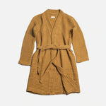 Load image into Gallery viewer, The Organic Weightless Waffle Robe - Dijon
