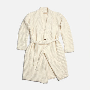 The Organic Weightless Waffle Robe - Wheat