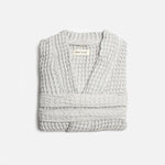 Load image into Gallery viewer, The Organic Weightless Waffle Robe - Silver
