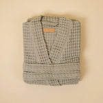 Load image into Gallery viewer, The Organic Weightless Waffle Robe - Aloe
