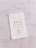 Load image into Gallery viewer, Thank You Lord | Flour Sack Towel
