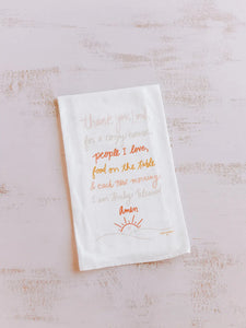 Thank You Lord | Flour Sack Towel