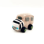 Load image into Gallery viewer, Organic Crocheted Rattle Toy | Safari Jeep
