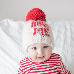 Hug Me Valentine's Day Hand Knit Beanie Hat