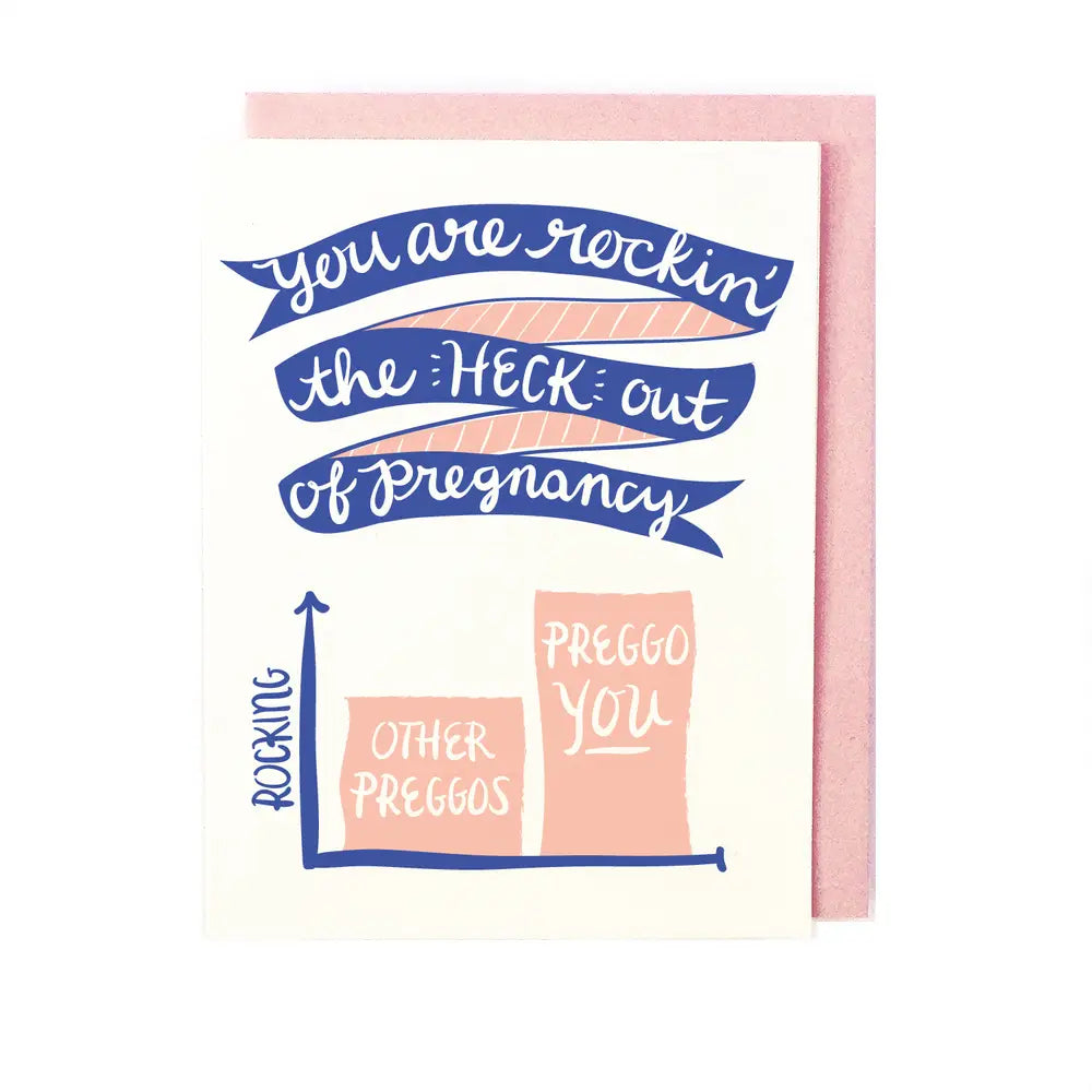 Rocking Pregnancy Card