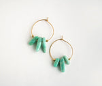 Load image into Gallery viewer, Aventurine Earrings
