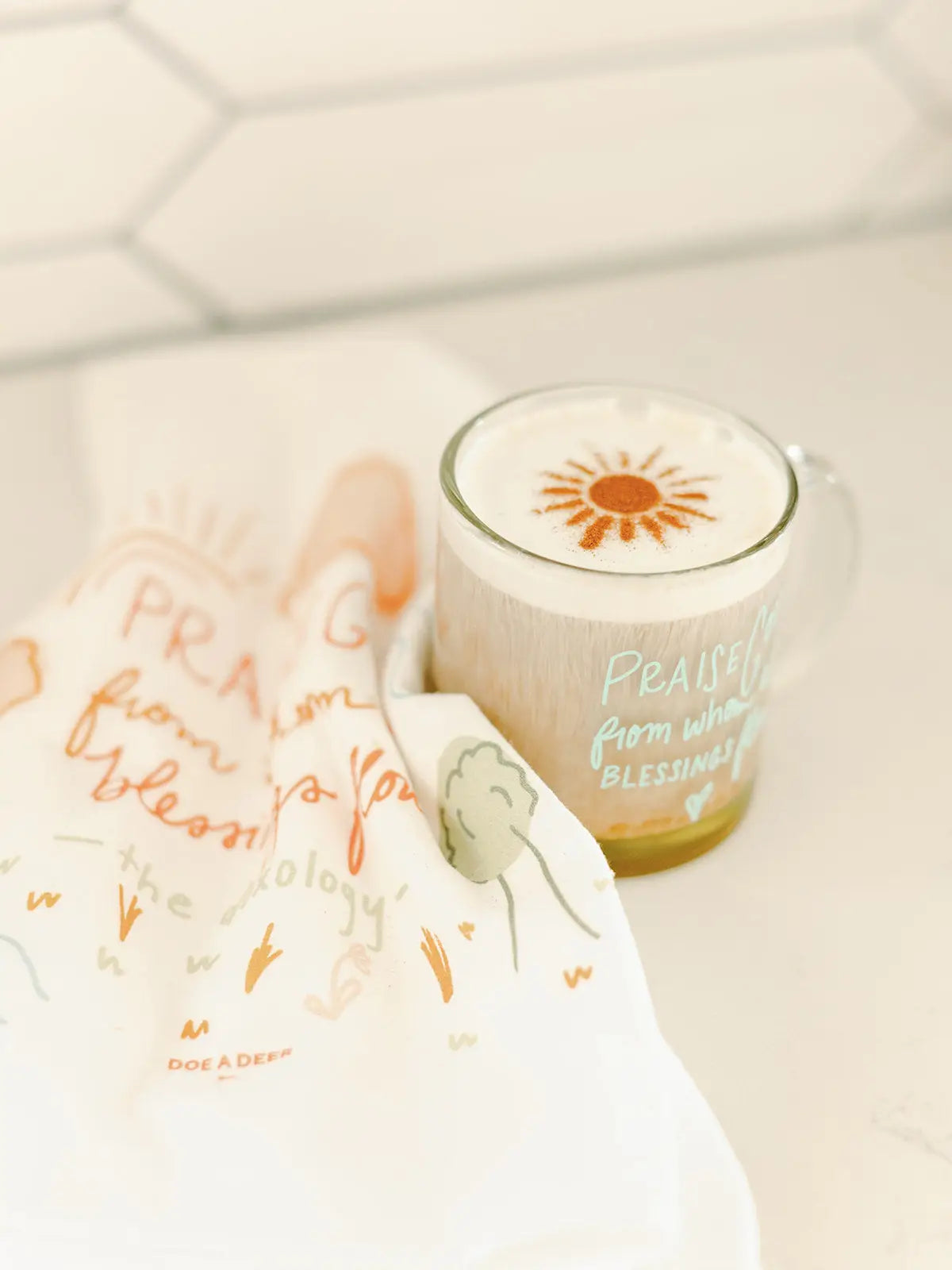 Praise God From Whom All | Flour Sack Towel