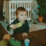 Load image into Gallery viewer, Organic Crocheted Veggie Rattle | Friendly Peapod
