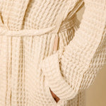 Load image into Gallery viewer, The Organic Weightless Waffle Robe - Wheat
