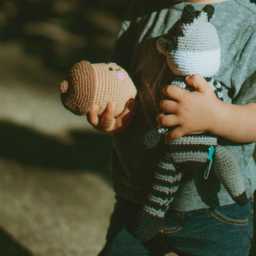 Organic Crocheted Veggie Rattle | Friendly Acorn