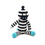 Load image into Gallery viewer, Organic Crocheted Rattle Toy | Zebra
