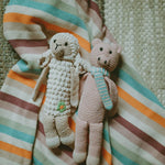 Load image into Gallery viewer, Organic Crocheted Rattle Toy | Pig
