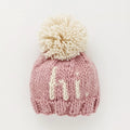 hi. Rosy Pom Pom Beanie Hat