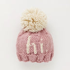 hi. Rosy Pom Pom Beanie Hat