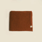 Load image into Gallery viewer, Organic Weightless Waffle Baby Blanket | Clay

