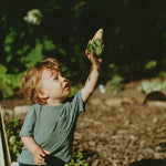 Load image into Gallery viewer, Organic Crocheted Veggie Rattle | Friendly Sweetcorn
