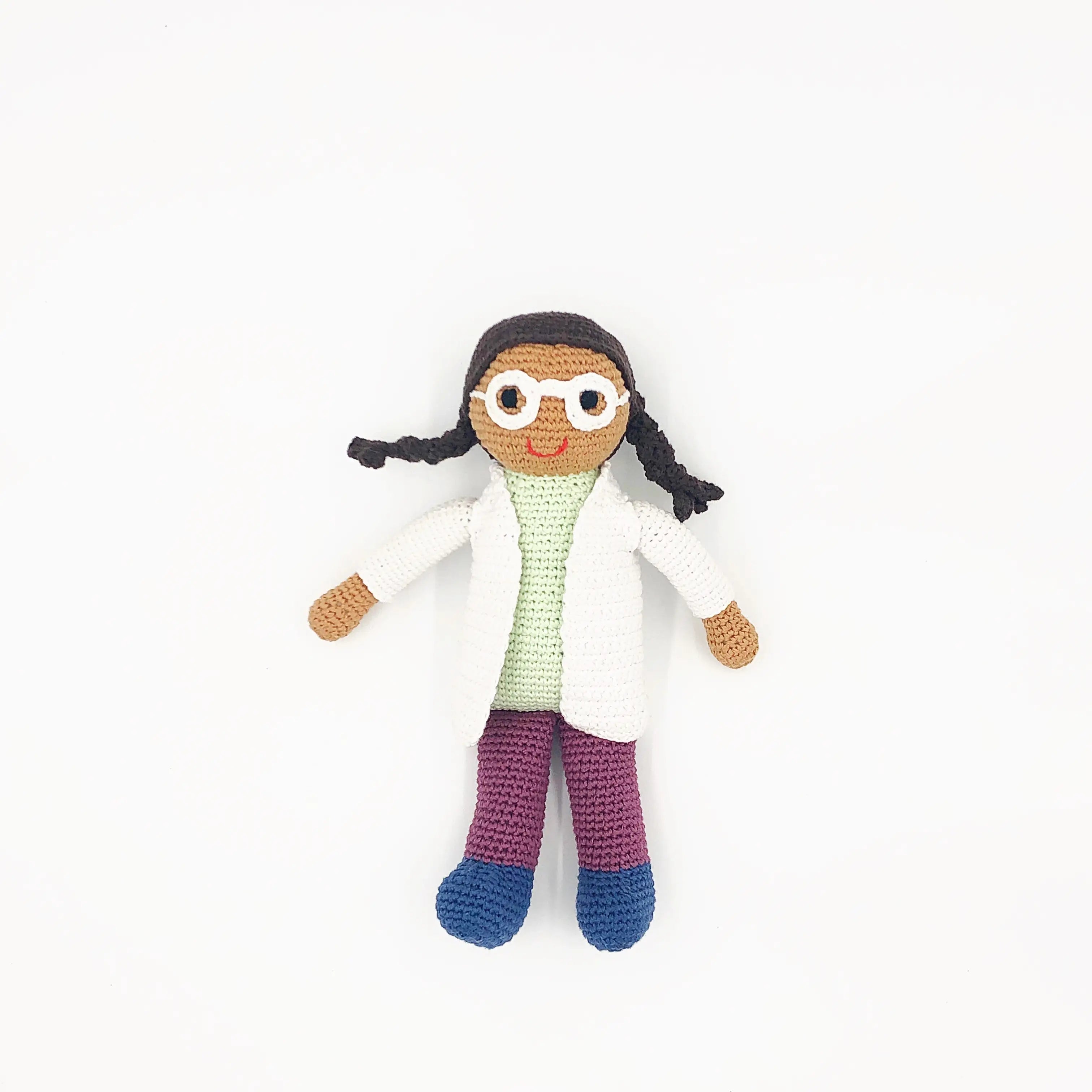 Crocheted Organic Doll | Scientist
