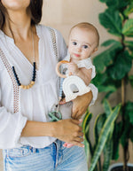 Load image into Gallery viewer, Rainbow Macrame Teether | Cream
