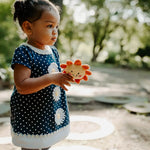 Load image into Gallery viewer, Organic Crocheted Nature Rattle | Friendly Sun
