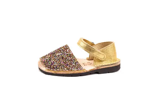 Pons Avarcas Frailera Toddler Sandals | Glitter